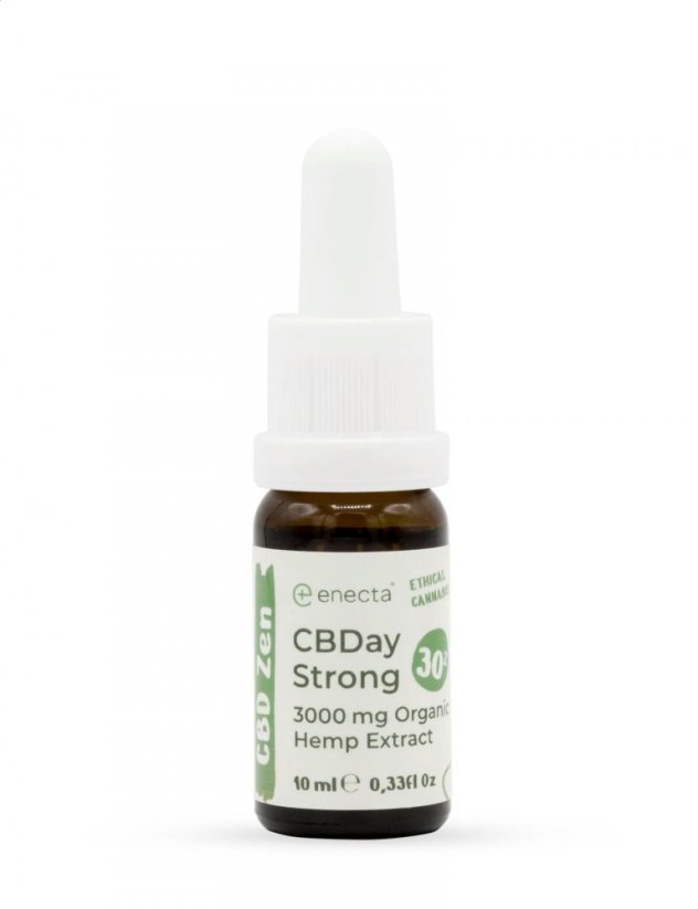 Enecta CBDay Strong, Full Spectrum 30% CBD olía, 10 ml