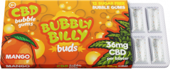 Bubbly Billy Buds Mango-smaksatt tuggummi (36 mg CBD)