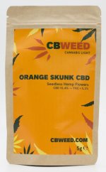 Cbweed Orange Skunk CBD blóm - 2 til 5 grömm