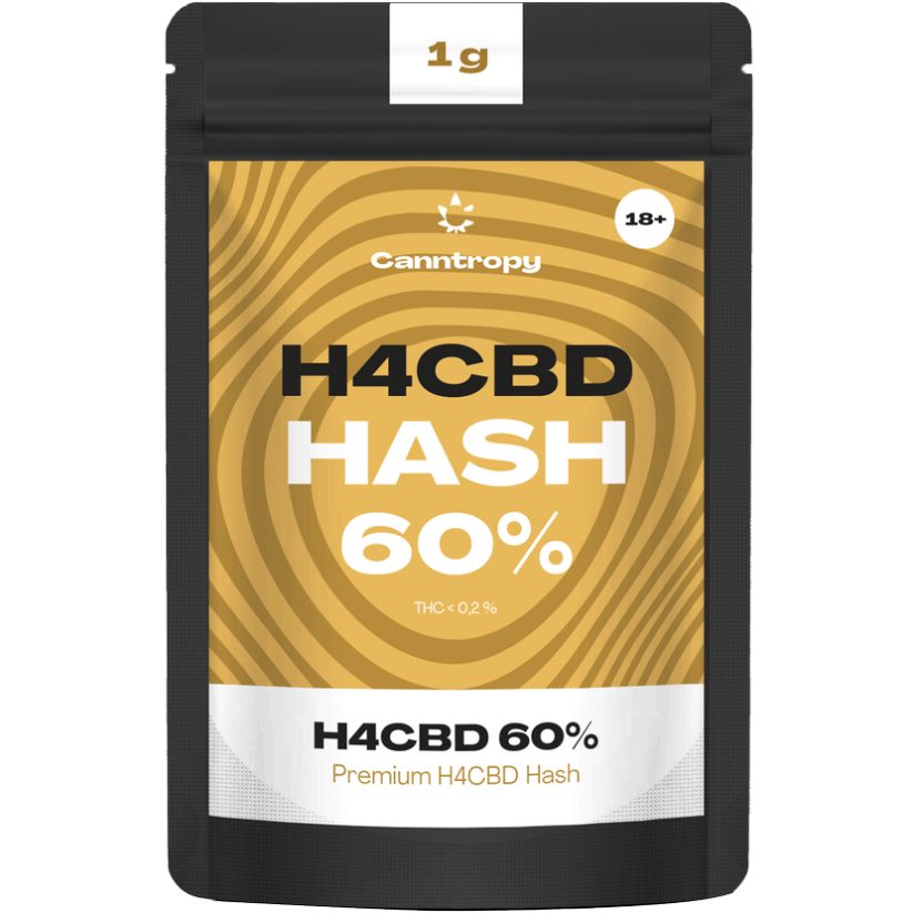 Canntropy H4CBD ハッシュ 60 %、1g - 100g