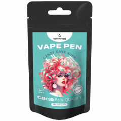 Canntropy CBG9 Penna per vaporizzatore monouso Candy Cane Kush, qualità CBG9 85%, 1 ml