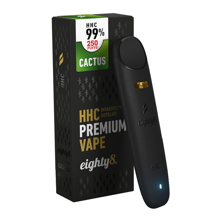 Eighty8 HHC Vape Kaktus, 99 % HHC, 0,5 ml