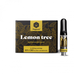 Happease CBD картридж Лимонне дерево 600 мг, 85 % CBD