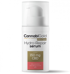CannabiGold Hidroreparación sensible piel suero CBD 150 mg, 30 ml