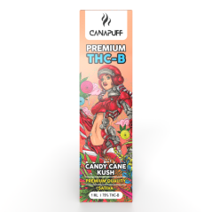 CanaPuff Penna per vaporizzatore usa e getta Candy Cane Kush, 79% THCB, 1 ml