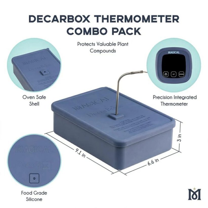 Maagiline Või DecarBox Termomeeter Kombineeritud pakett