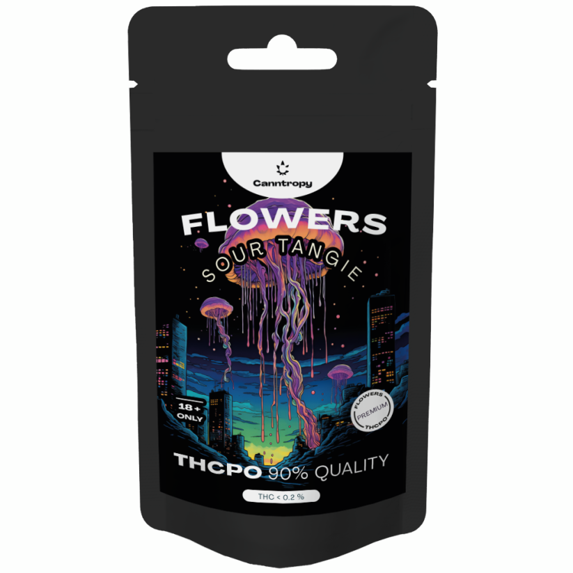 Canntropy THCPO gėlių rūgštus tangie, THCPO 90% kokybė, 1g - 100g