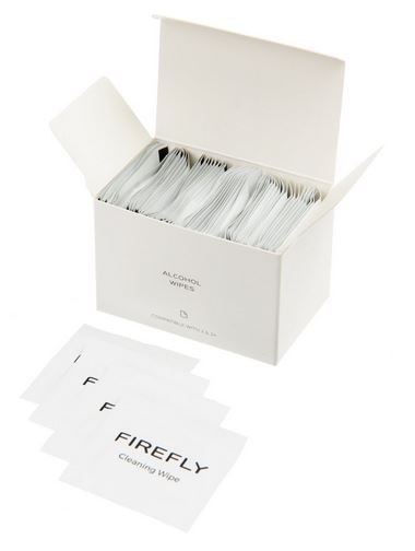 Firefly 2+ toallitas con alcohol (60 piezas)