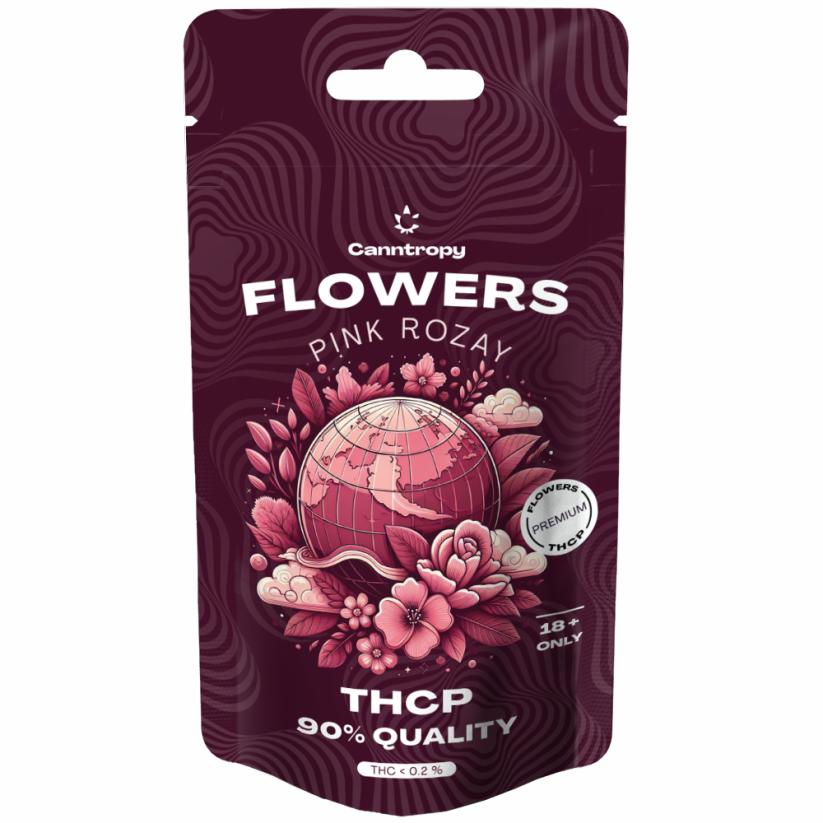 Canntropy THCP blomma Pink Rozay 90 % kvalitet, 1 g - 100 g