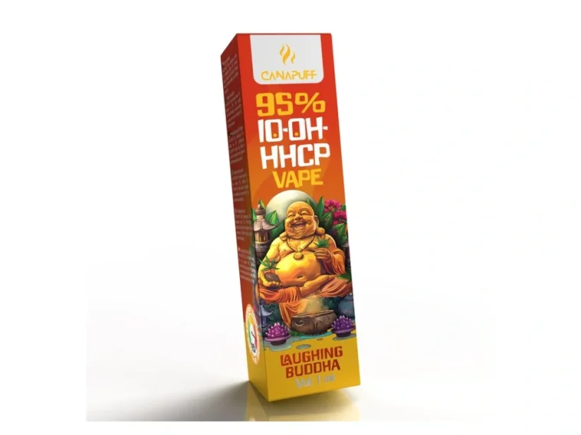 CanaPuff Penna vaporizzatore monouso 10-OH-HHCP Laughing Buddha, 10-OH-HHCP 95%, 1 ml