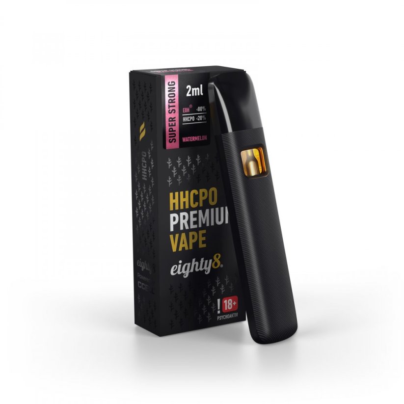 Eighty8 HHCPO Vape ペン スーパー ストロング プレミアム スイカ、20 % HHCPO、2 ml