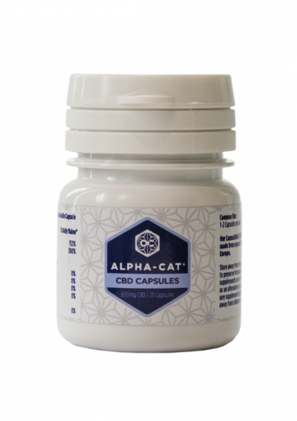 Alpha-CAT CBD Capsules 20x30mg, 600 mg