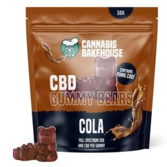 Cannabis Bakehouse Oursons gommeux au CBD - Cola, 30g, 22 pcs X 4mg CBD