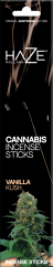 Haze Cannabis Incense Sticks Vanilla Kush