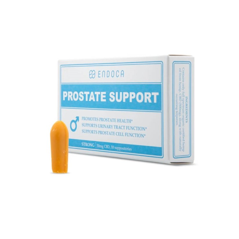 Endoca Supposte Supporto per la prostata 500 mg CBD, 10 pz