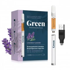 Green Pharmaceutics Lai skaala sissehingamine komplekt - Lavendel, 500 mg CBD