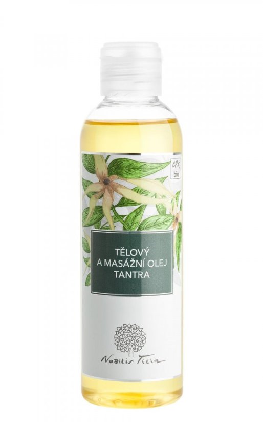 Nobilis Tilia Tantra líkams- og nuddolía, 200 ml