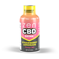ZEN CBD Drink - Strawberry Lemonade, 70mg, 60 ml