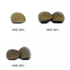 HHC maišos mėginių rinkinys - HHC maiša 30%, HHC maiša 40%, HHC maiša 50% - 3 x 1 g