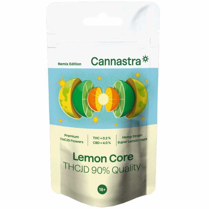 Cannastra THCJD Flower Lemon Core, THCJD 90% kwalità, 1g - 100 g