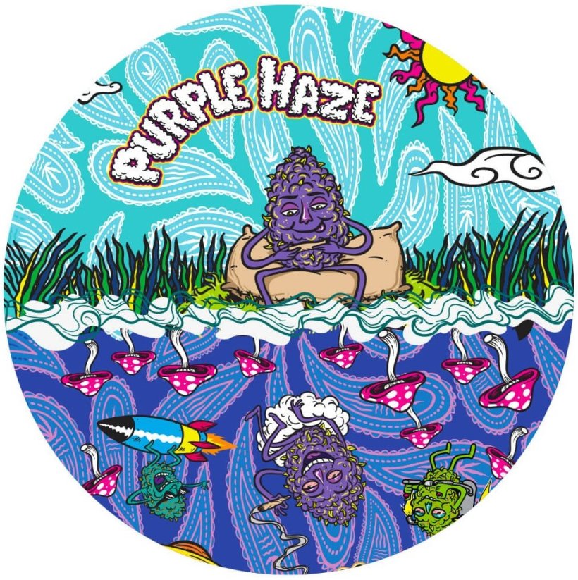 Best Buds ლითონის საფქვავი Purple Haze 4 ნაწილის – 50მმ