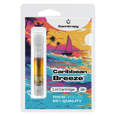 Canntropy THCB Cartridge Caribbean Breeze, THCB 95% quality, 1 ml