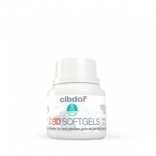 Cibdol Viên nang CBD Softgels 20%, 60x32mg, 1920 mg