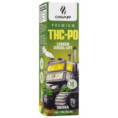 CanaPuff THCPO Líquido Limão Diesel Lift, 1500 mg, 10 ml