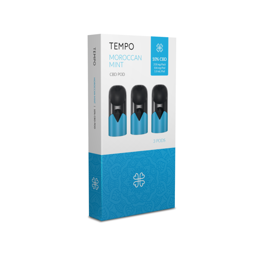 Harmony Tempo 3-Pods Pack - Mint, 318 mg CBD