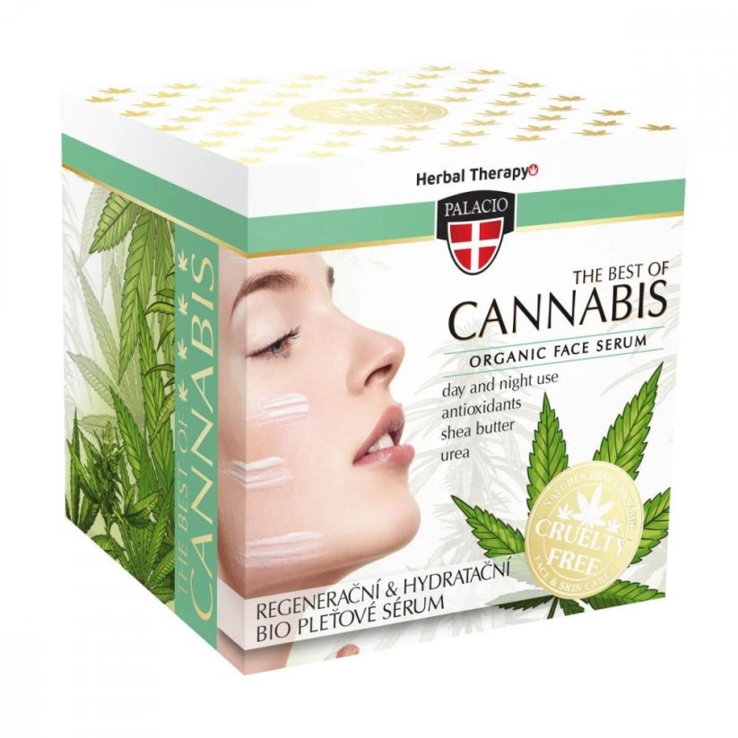 Palacio Cannabis Bio Serum kasvoille ja dekolteelle, 50 ml