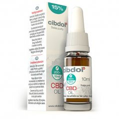 Cibdol Óleo CBD 15%, 1500 mg, 10 ml