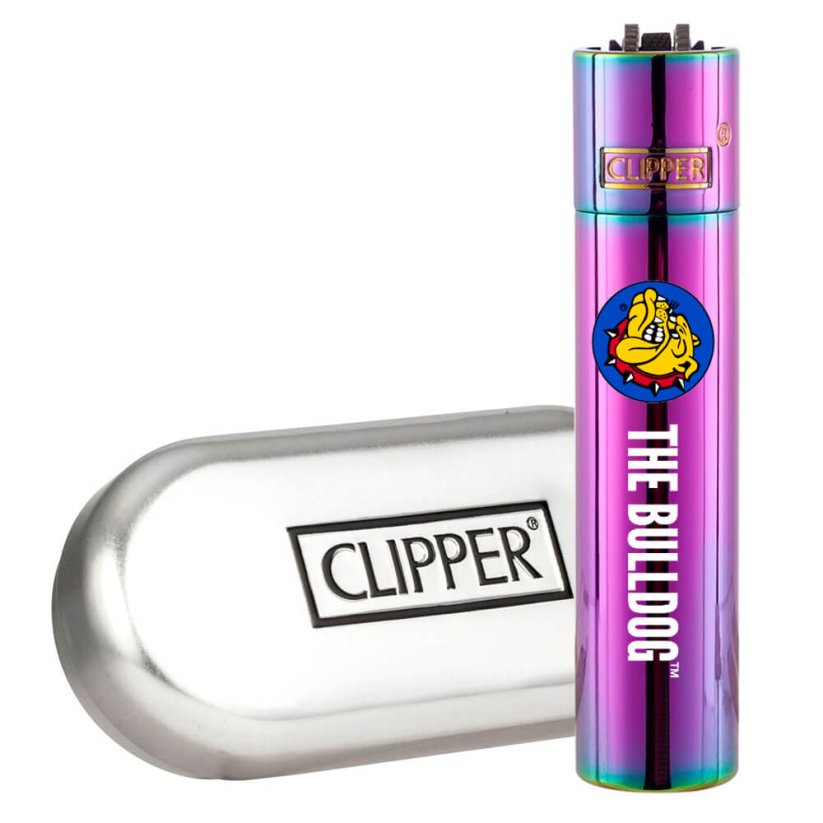 The Bulldog Clipper ICY metalni upaljač + poklonbox
