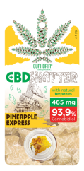 Euphoria Shatter Pineapple Express (93 mg tot 465 mg CBD)