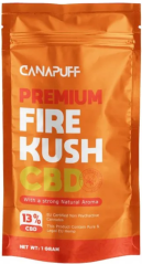 CanaPuff Fiore di canapa CBD Fire Kush, CBD 13 %, 1 g - 10 g