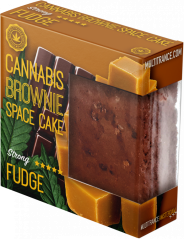 Cannabis Fudge Brownie Deluxe pakend (tugev sativa maitsega) – karp (24 pakki)