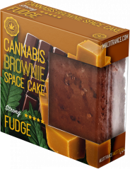 Cannabis Fudge Brownie Deluxe შეფუთვა (ძლიერი სატივას არომატი) - მუყაო (24 შეკვრა)