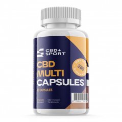 CBD+ Sport Multivitamínové Kapsle, 600 mg CBD, 60 x 10 mg