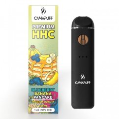 CanaPuff Długopis Vape NALEŚNIK BANANOWY Z JORÓWKĄ 96% HHC, 1ml