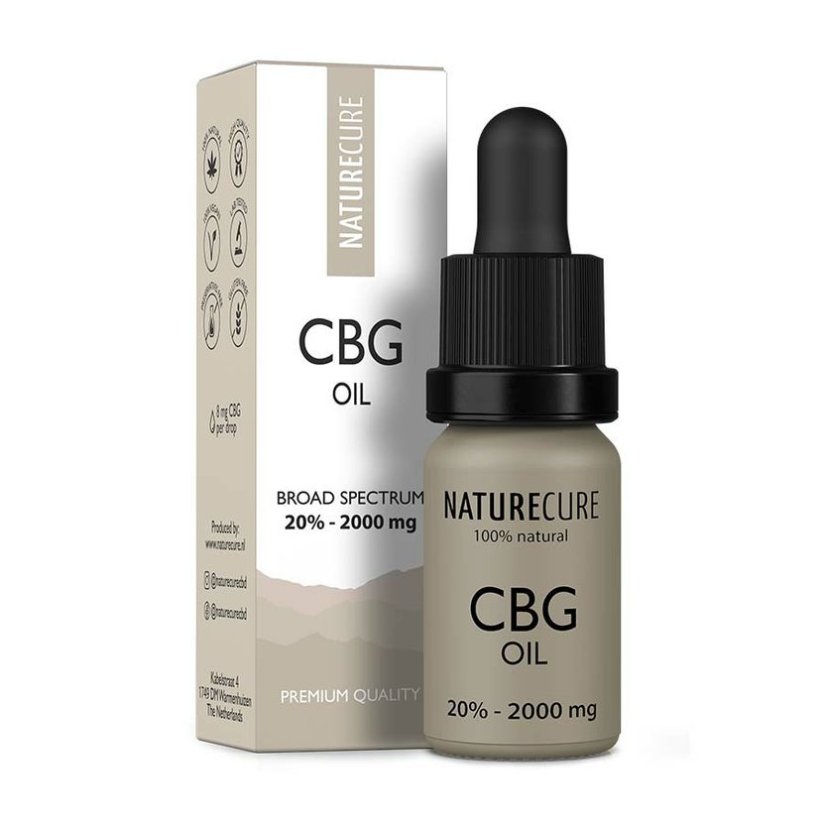 Nature Cure CBG olje, 20 %, 2000 mg, 10 ml
