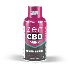 ZEN CBD Drink - Zmes bobuľovín, 70 mg, 60 ml