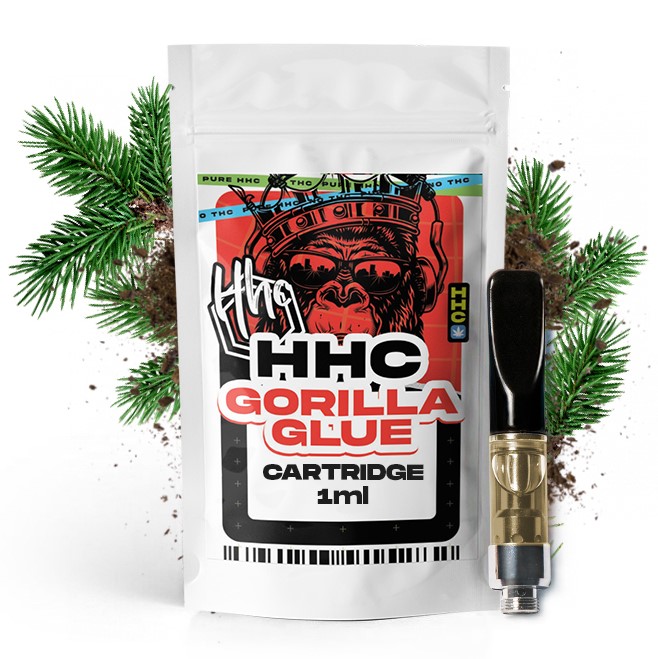 Czech CBD HHC Cartridge Gorilla Glue, 94 %, 1 ml