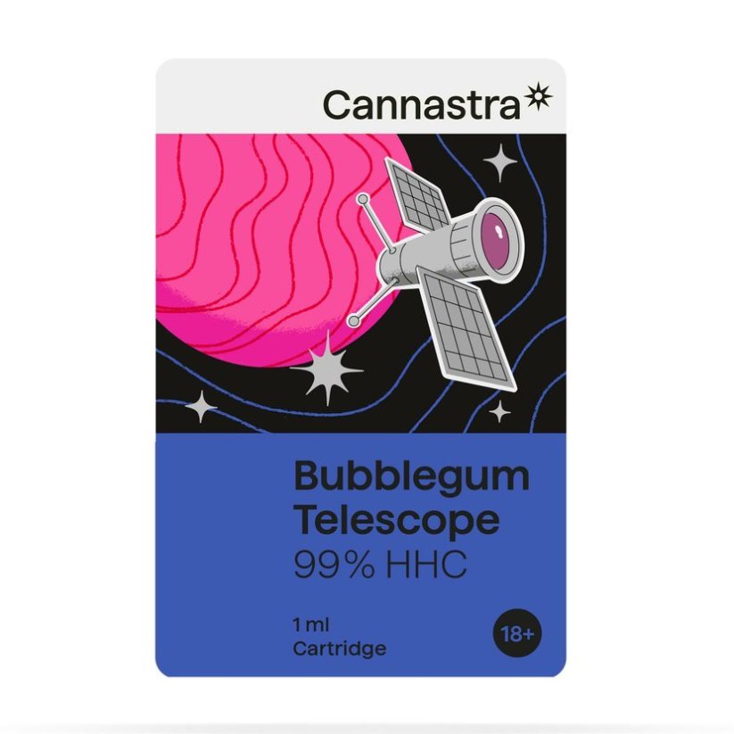 Cannastra HHC Cartridge Bubblegum Telescope, 99% , 1 ml