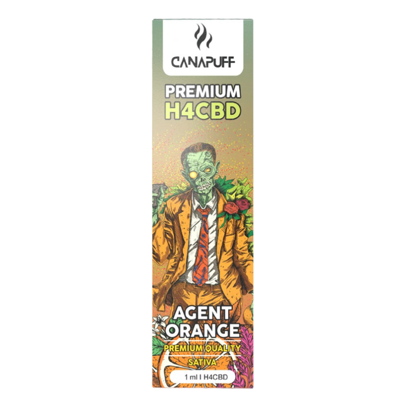 CanaPuff Agent Orange 96% H4CBD - Einnota vape penni, 1 ml
