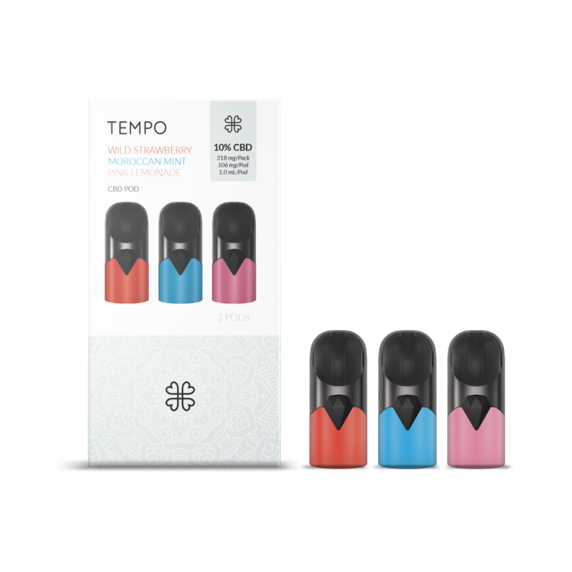 Harmony Tempo 3-Pods Pak - Klassiekers, 318 mg CBD