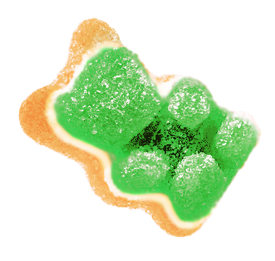 Ursuleți Gummy CBD cu aromă de fructe ale pasiunii MediCBD (300 mg), 40 de pungi în cutie
