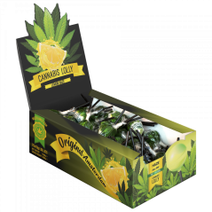 Cannabis Lemon Haze Lollies – Display Carton (70 Lollies)