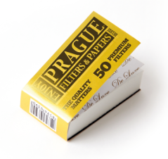 Prague Filters and Papers - Cigarete asaru filtriem, 50 gab