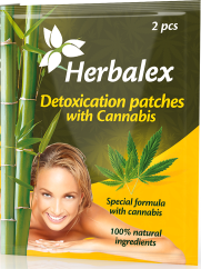 Herbalex detoxification patches with cannabis 2pcs