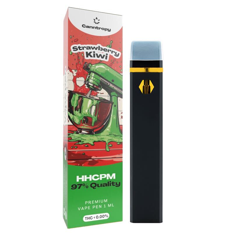 Canntropy HHCPM Vape Pen Strawberry Kiwi, HHCPM 97% quality, 1 ml