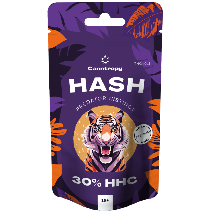 Canntropy HHC Hash Predator Instinct, 30 % HHC, 1 g – 100 g